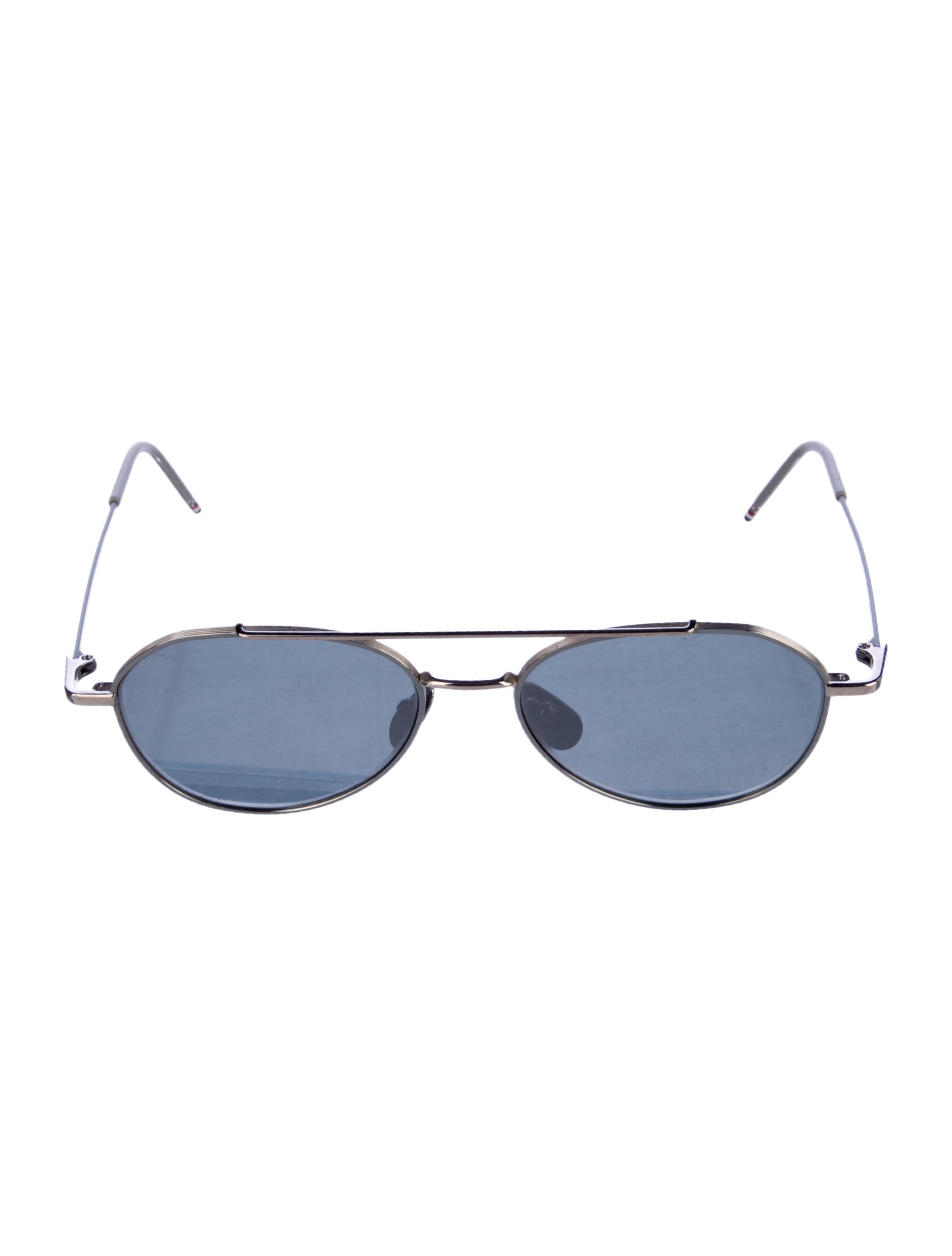 Thom Browne Round Mirrored Sunglasses