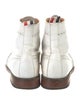 Thom Browne Leather Lasercut Accents Combat Boots