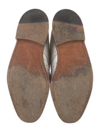 Thom Browne Leather Lasercut Accents Combat Boots