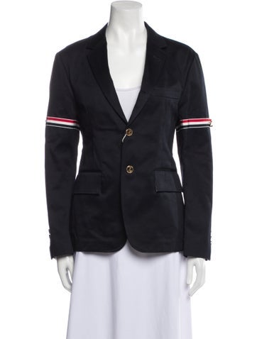 Thom Browne Suiting Grosgrain Trim Blazer S
