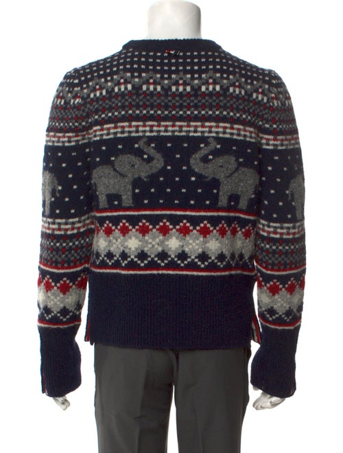 Thom Browne Wool Printed Pullover