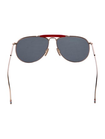 Thom Browne Aviator Tinted Sunglasses