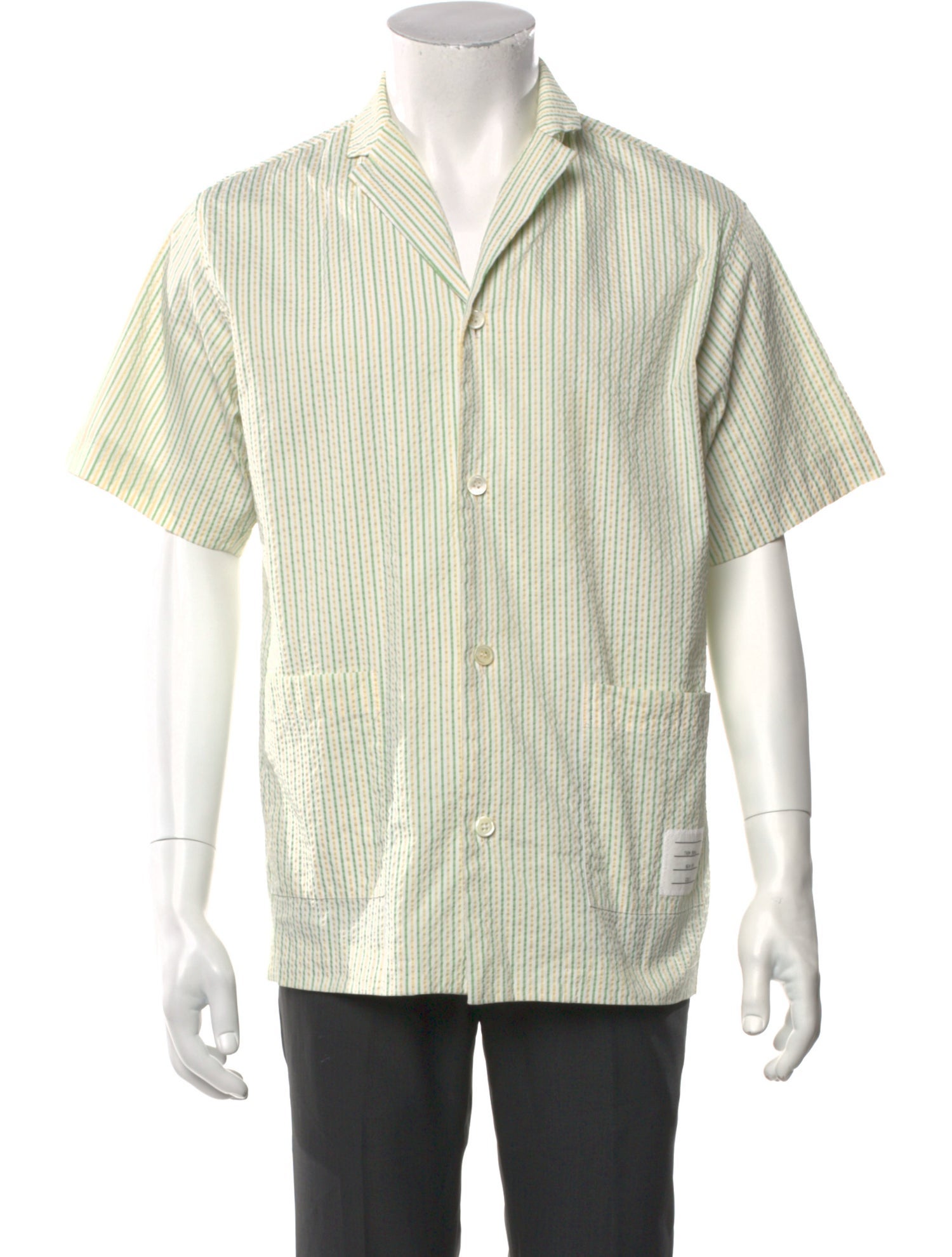 Thom Browne 2023 Seersucker Swim Tech Shirt