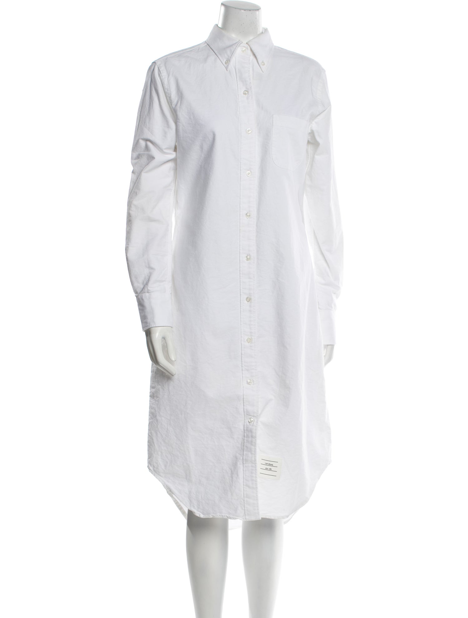 Thom Browne Shirt Midi Length Dress