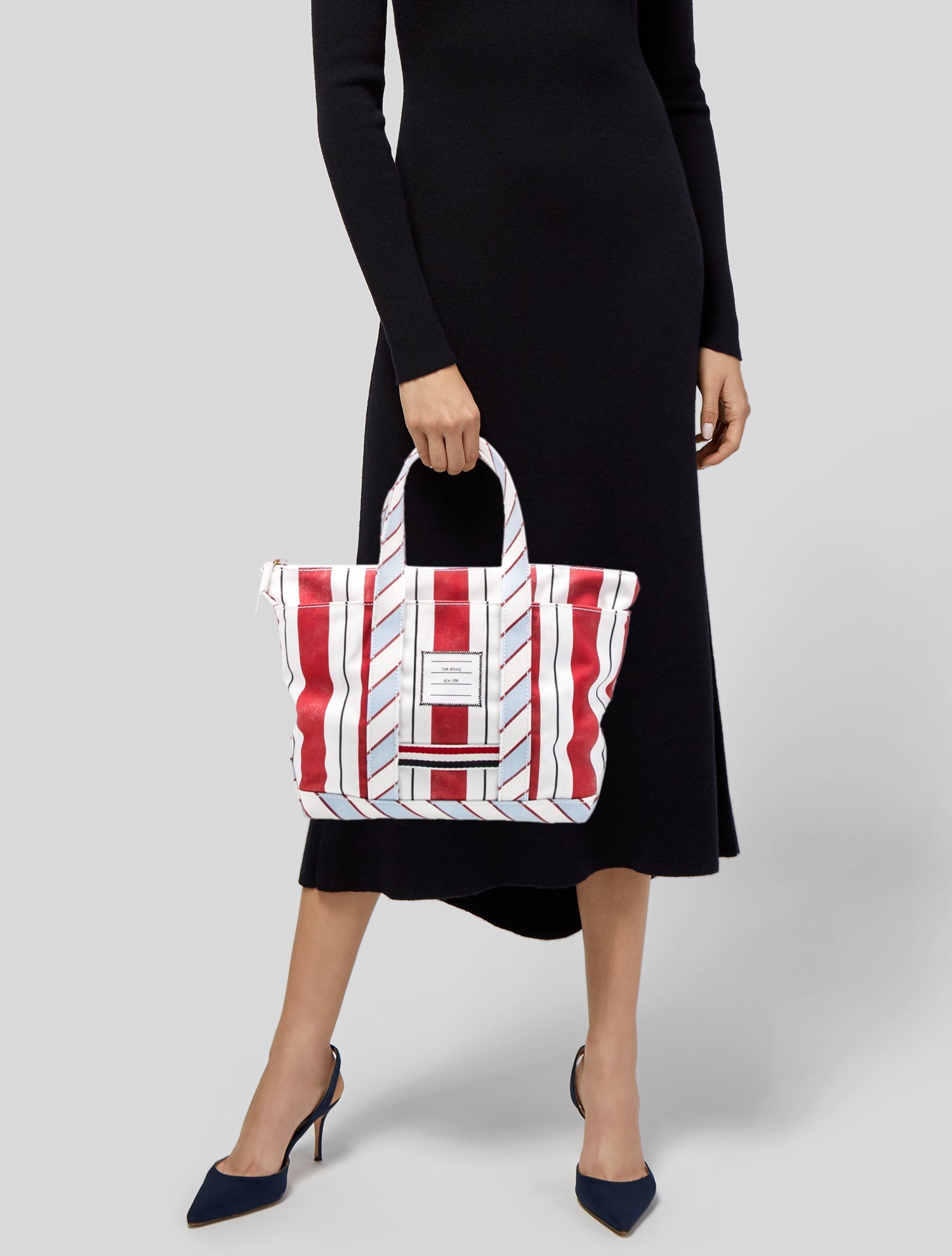 Thom Browne Canvas Top Handle Bag