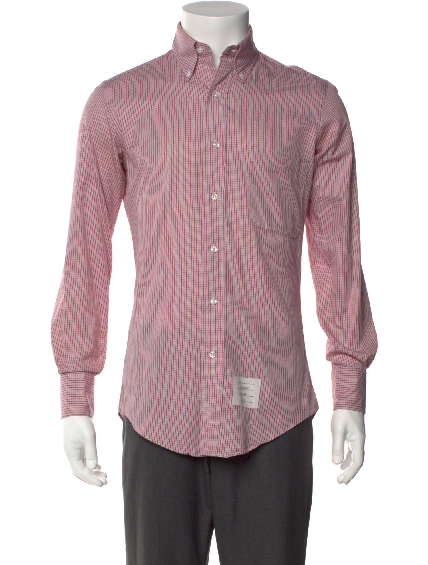 Thom Browne Striped Long Sleeve Shirt