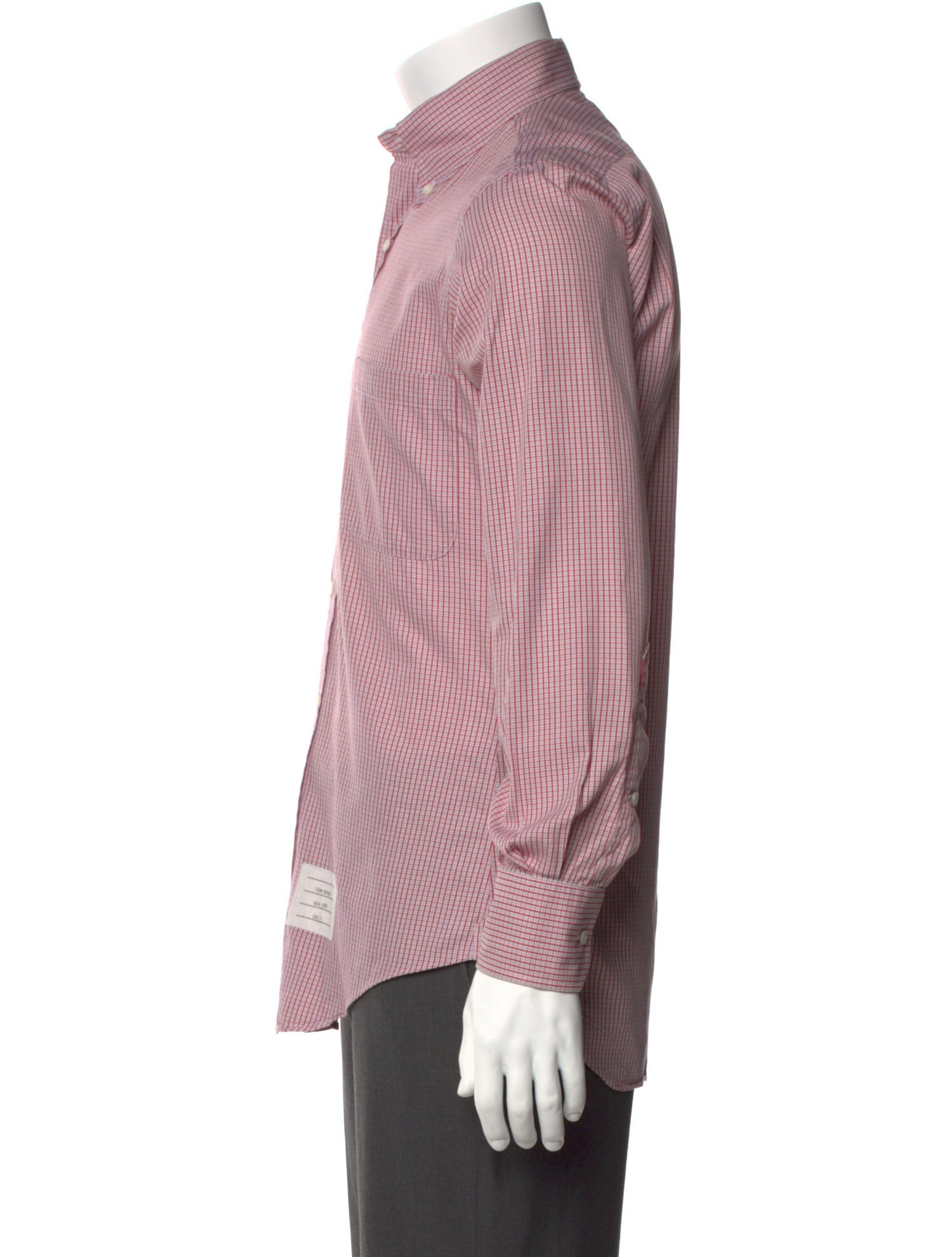Thom Browne Striped Long Sleeve Shirt