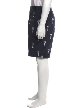 Thom Browne Printed Jogger Shorts