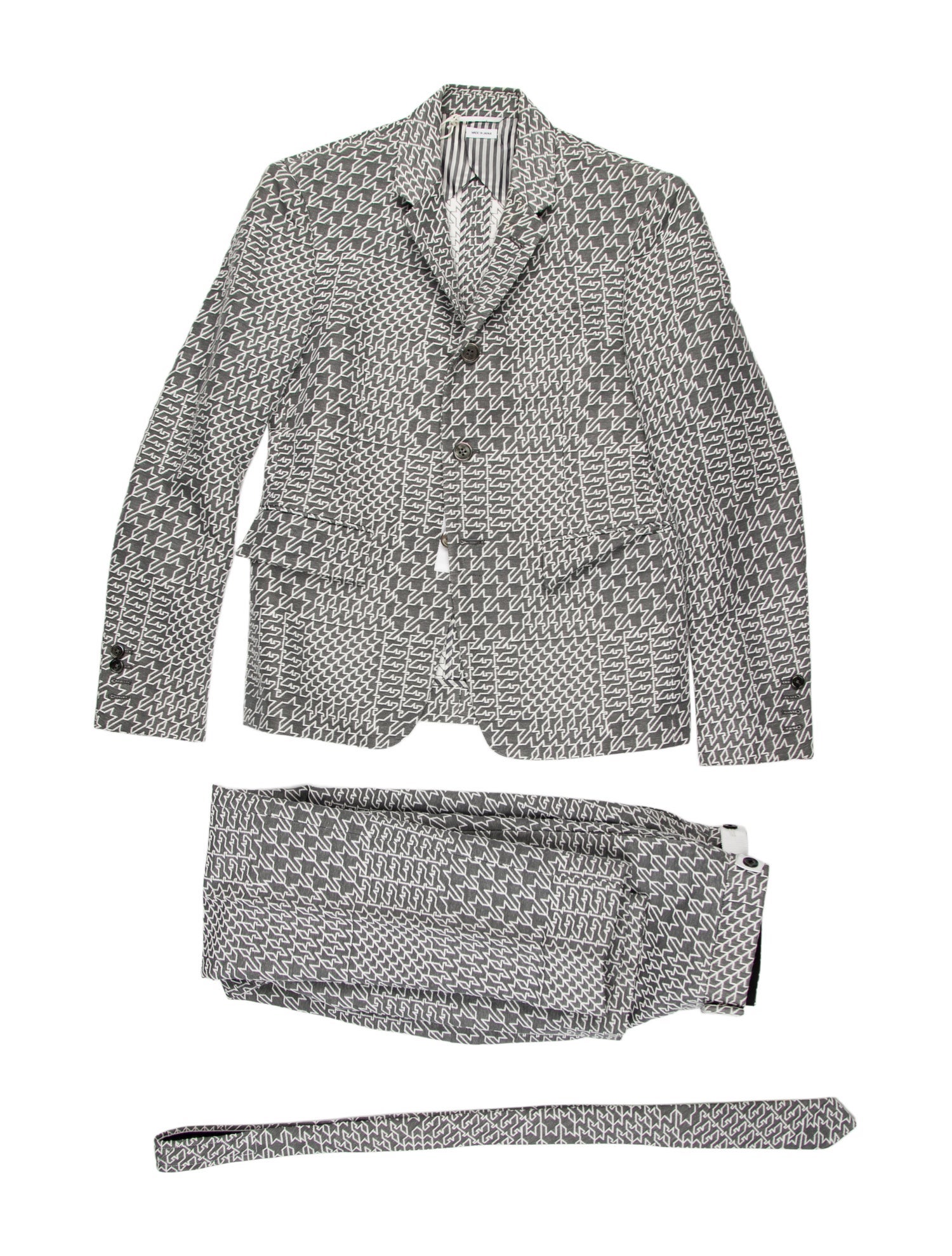 Thom Browne Printed Two-Piece Suit w/ Tags