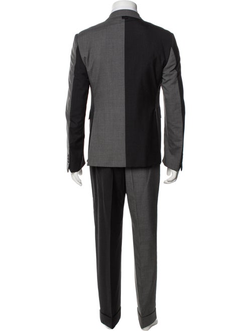 Thom Browne Color Blocked Wool Two-Piece Suit