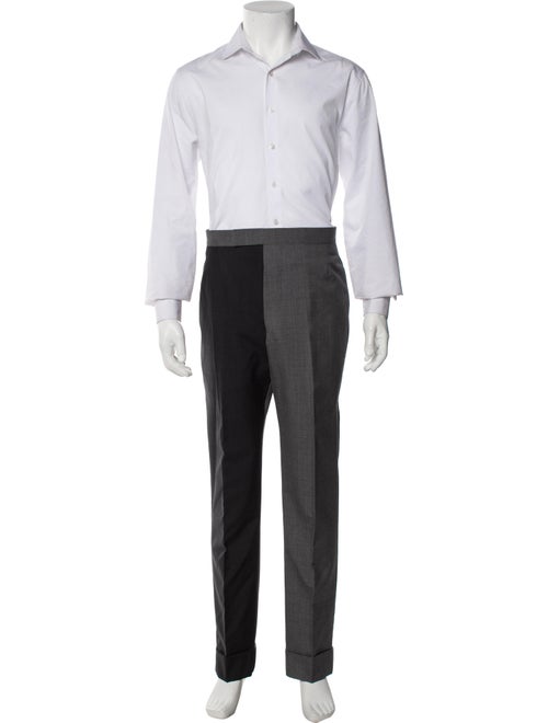 Thom Browne Color Blocked Wool Two-Piece Suit