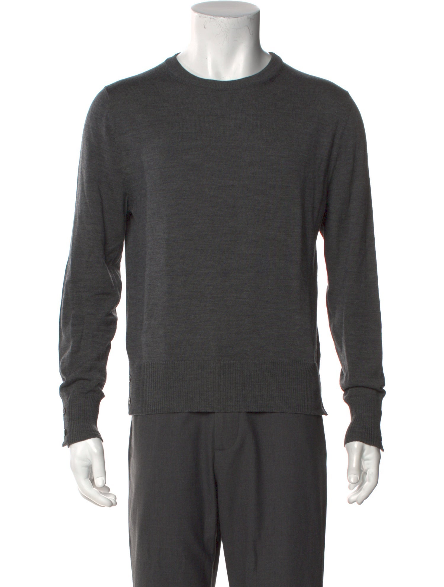 Thom Browne Crew Neck Long Sleeve Pullover