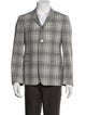 Thom Browne Plaid Print Blazer