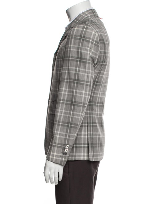 Thom Browne Plaid Print Blazer