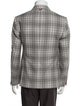 Thom Browne Plaid Print Blazer