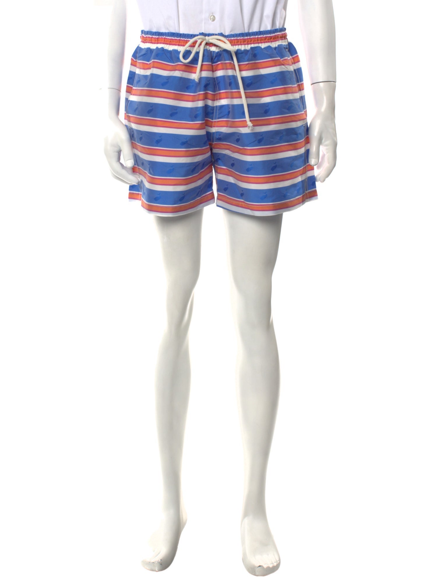 Thom Browne Striped Swim Trunks
