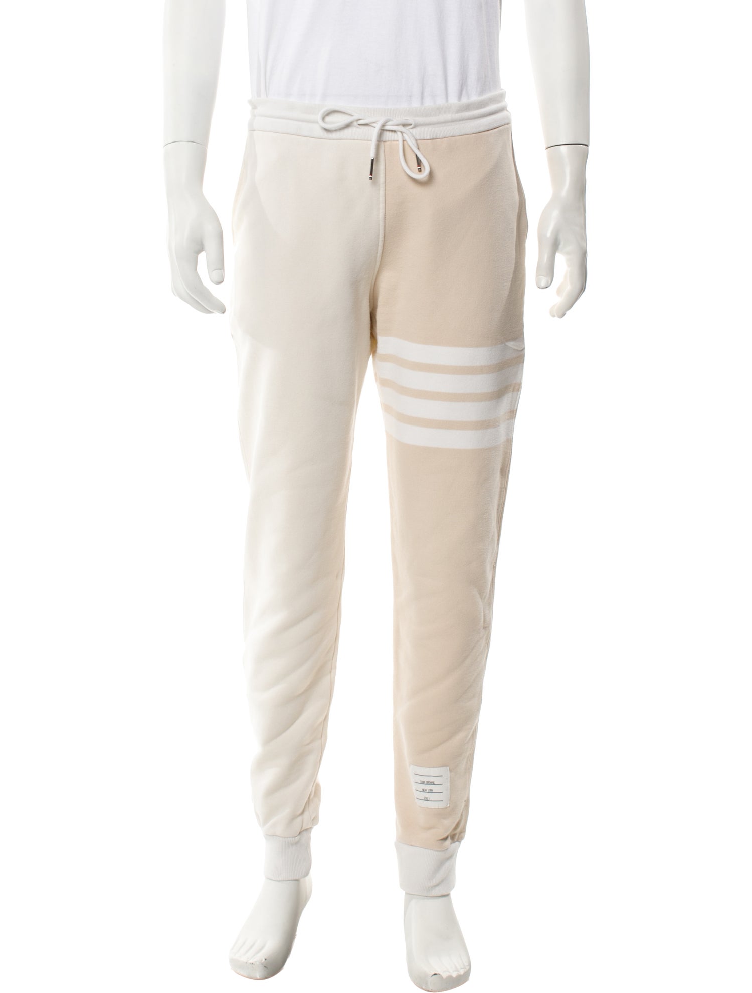 Thom Browne 4-Bar Striped Lounge Bottoms