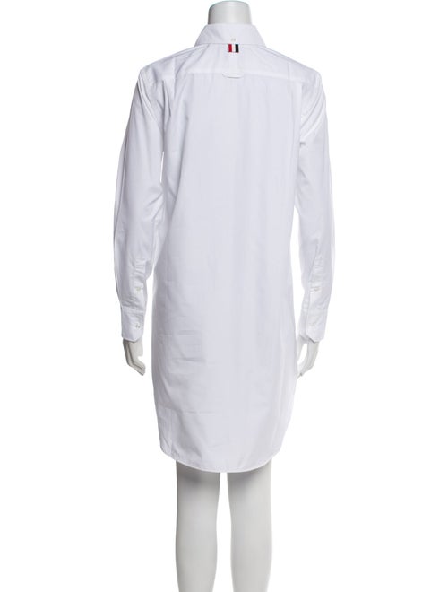 Thom Browne Long Sleeve Tunic Mini Dress