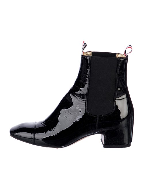 Thom Browne Patent Leather Chelsea Boots