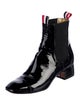 Thom Browne Patent Leather Chelsea Boots
