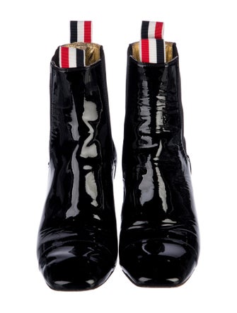 Thom Browne Patent Leather Chelsea Boots
