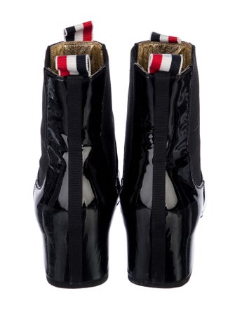 Thom Browne Patent Leather Chelsea Boots