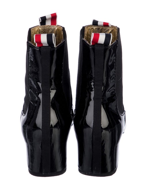 Thom Browne Patent Leather Chelsea Boots