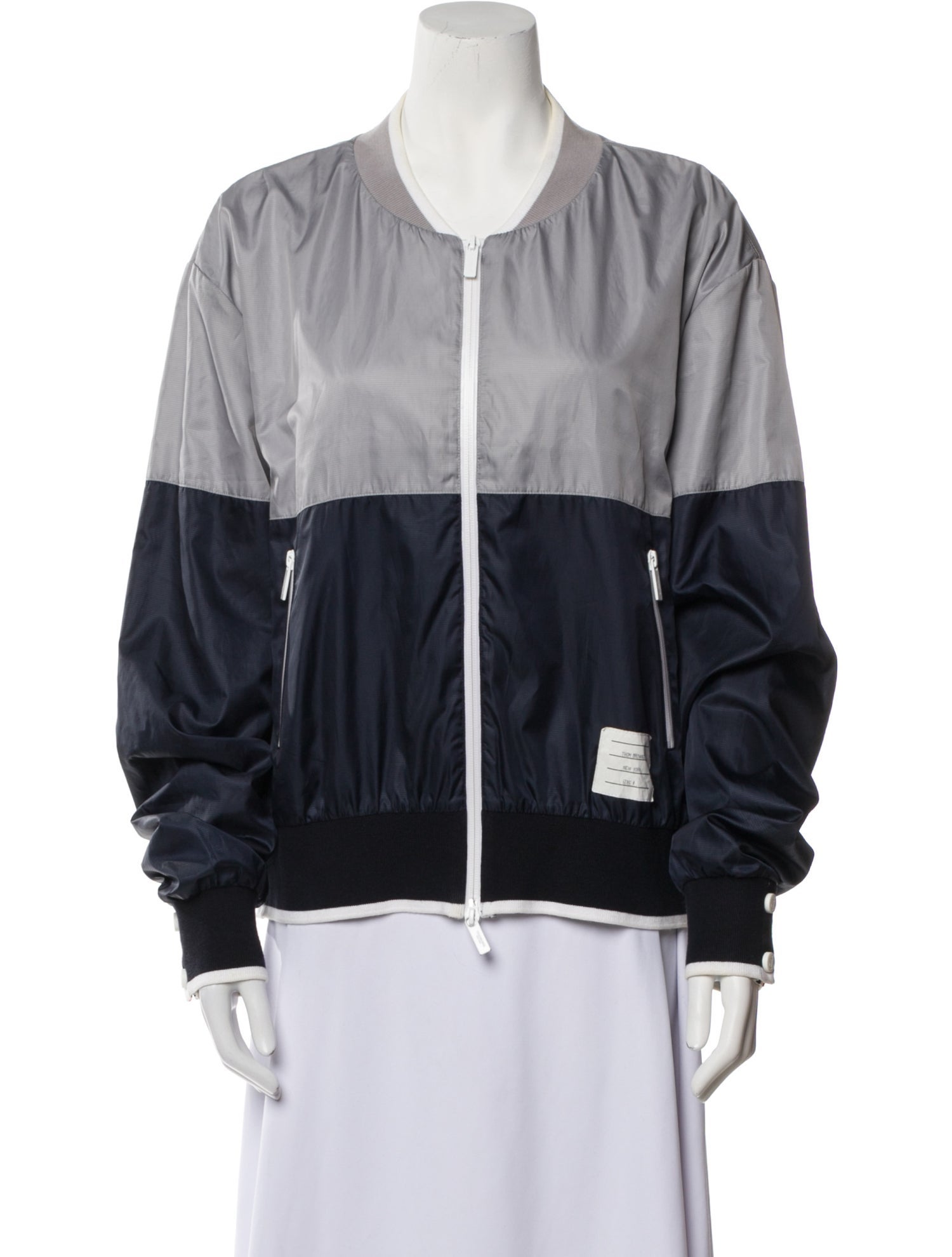 Thom Browne Colorblock Pattern Windbreaker