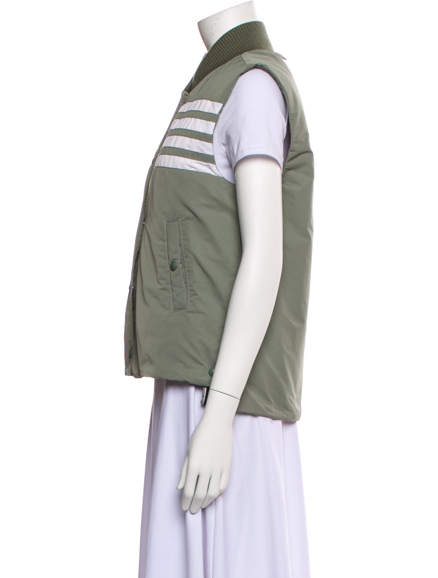 Thom Browne 4-Bar Striped Striped Vest