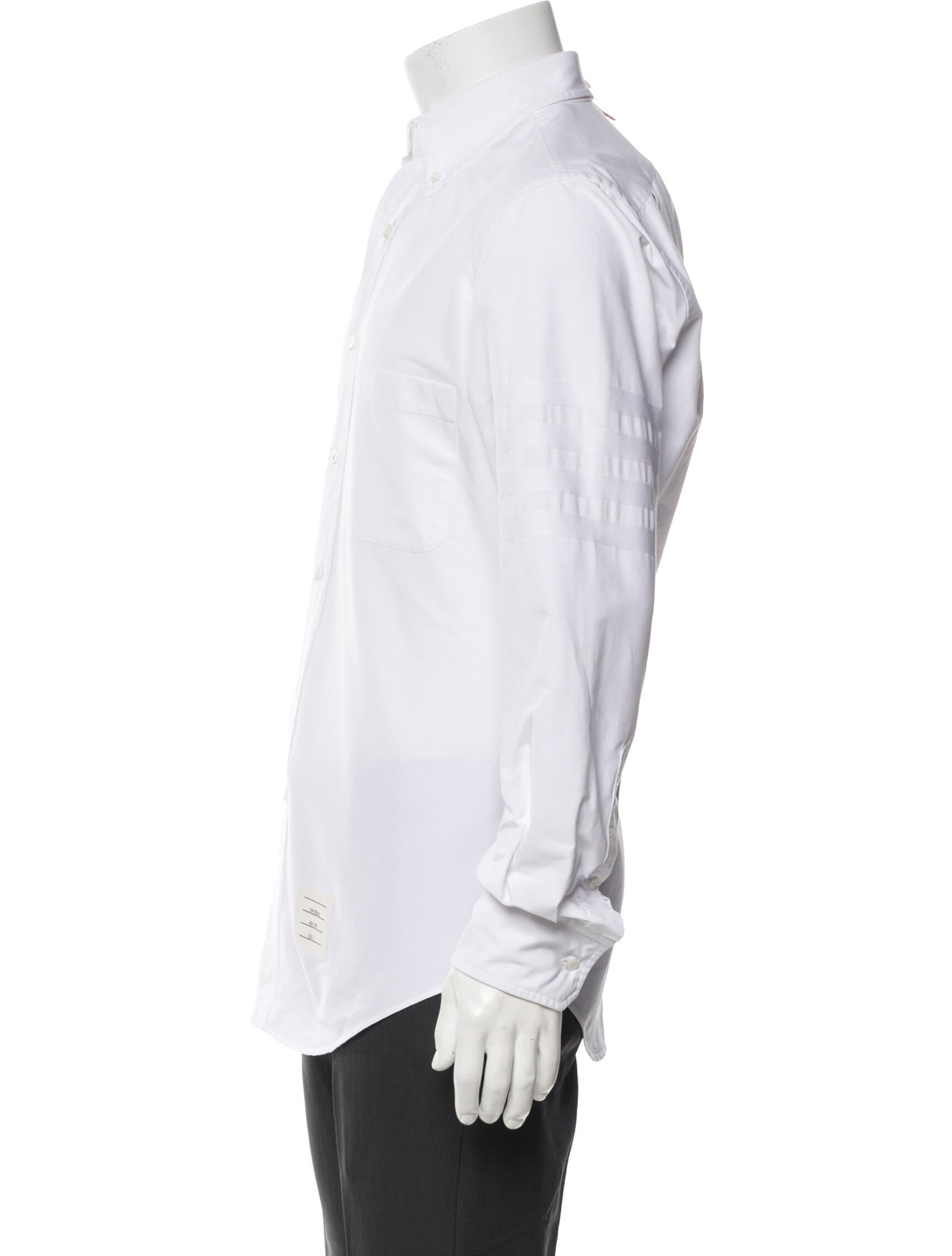 Thom Browne 4 Bar Long Sleeve Dress Shirt