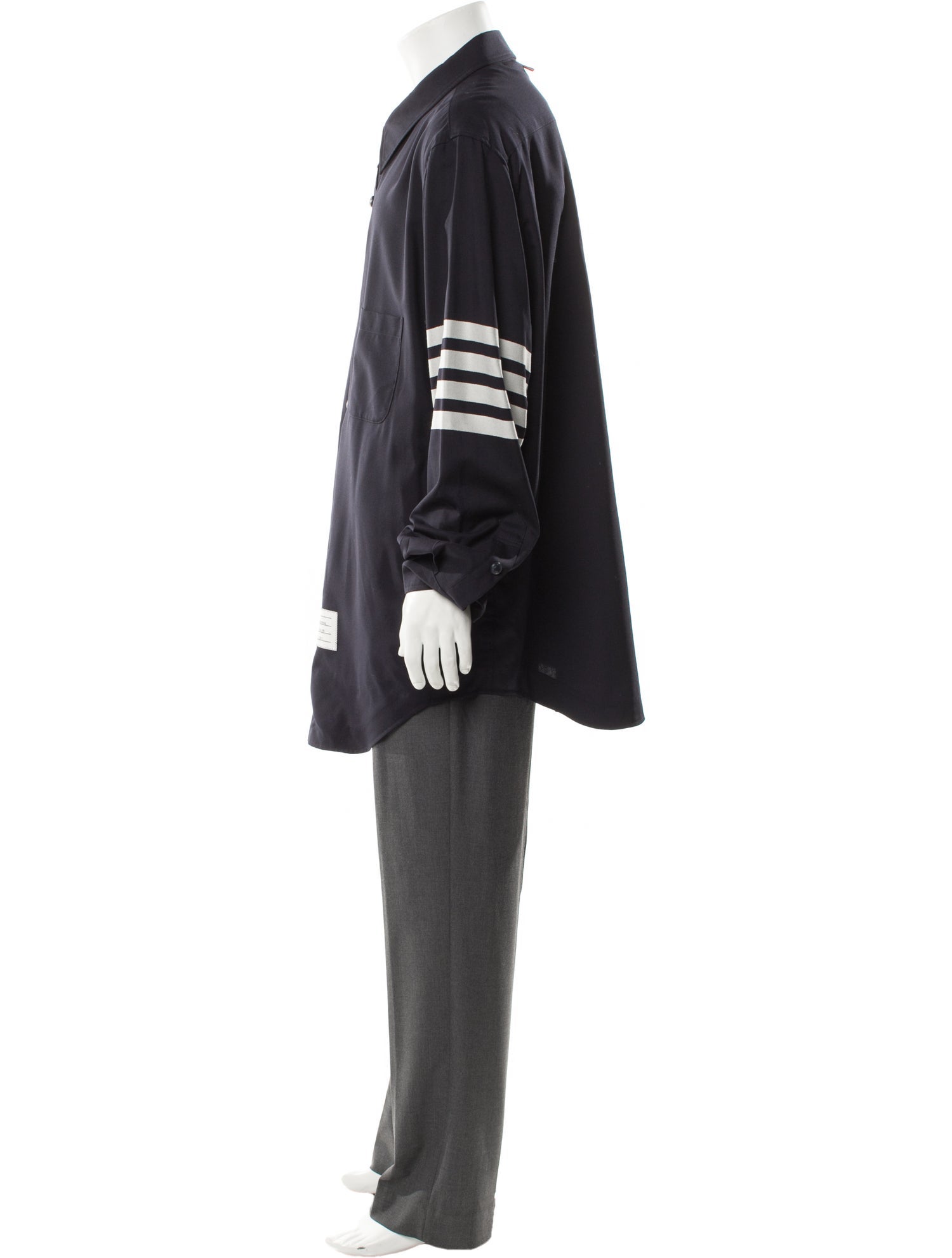 Thom Browne 4-Bar Wool Parka