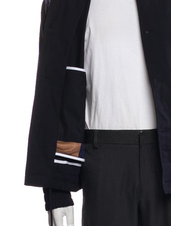 Thom Browne Wool Graphic Print Varsity Jacket