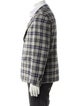 Thom Browne Plaid Print Peacoat