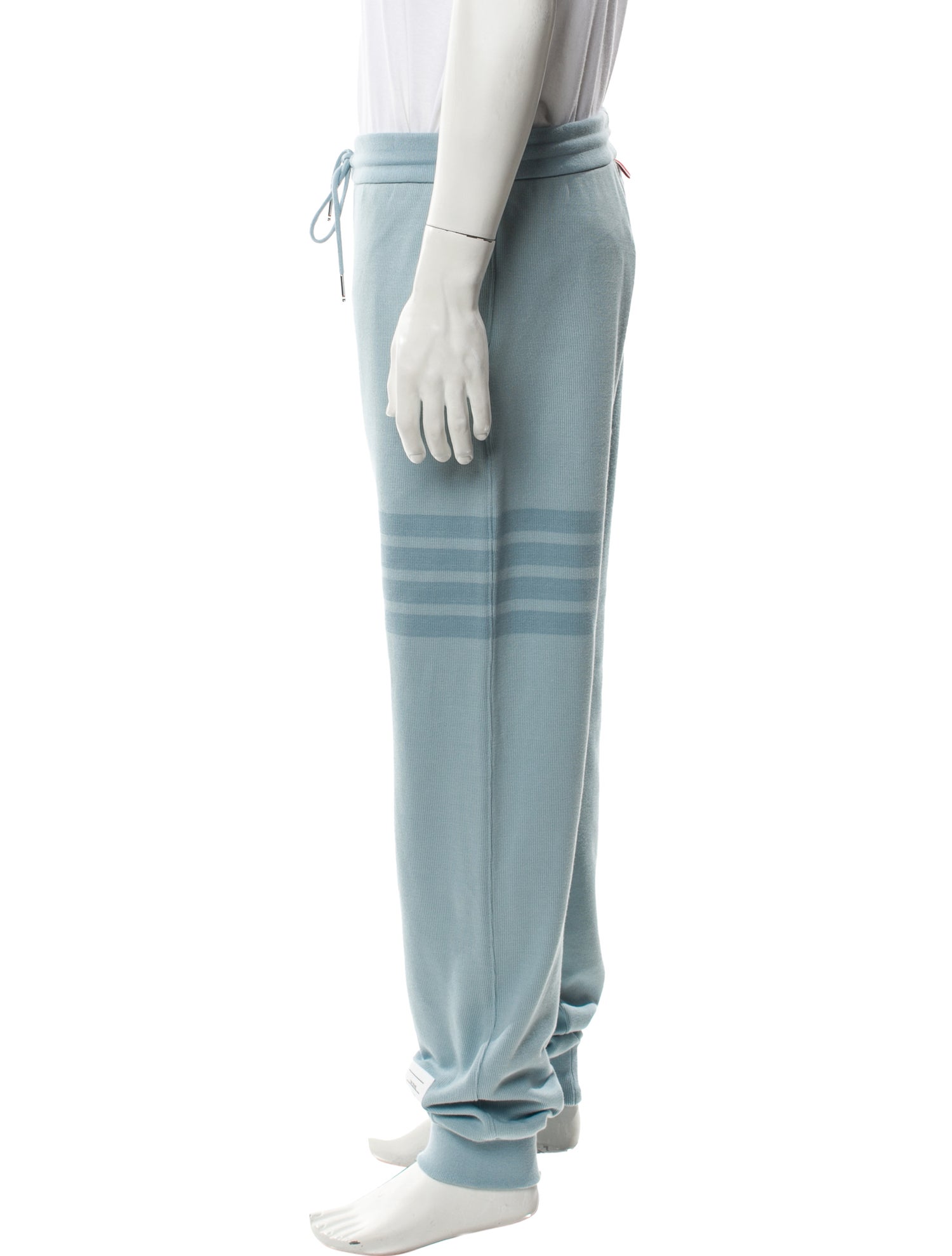 Thom Browne 4-Bar Tonal Sweatpant Striped Lounge Bottoms
