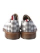 Thom Browne Leather Plaid Print Derby Shoes