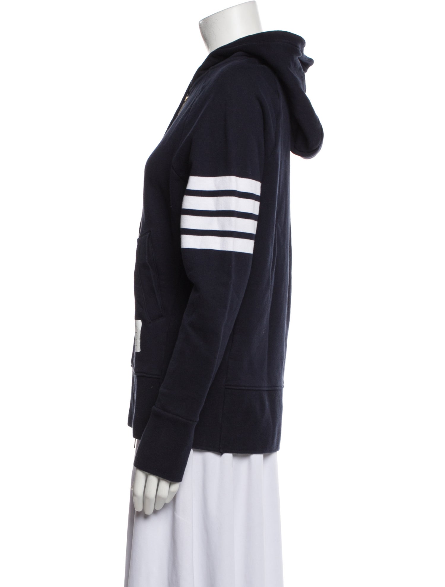 Thom Browne Striped Crew Neck Hoodie
