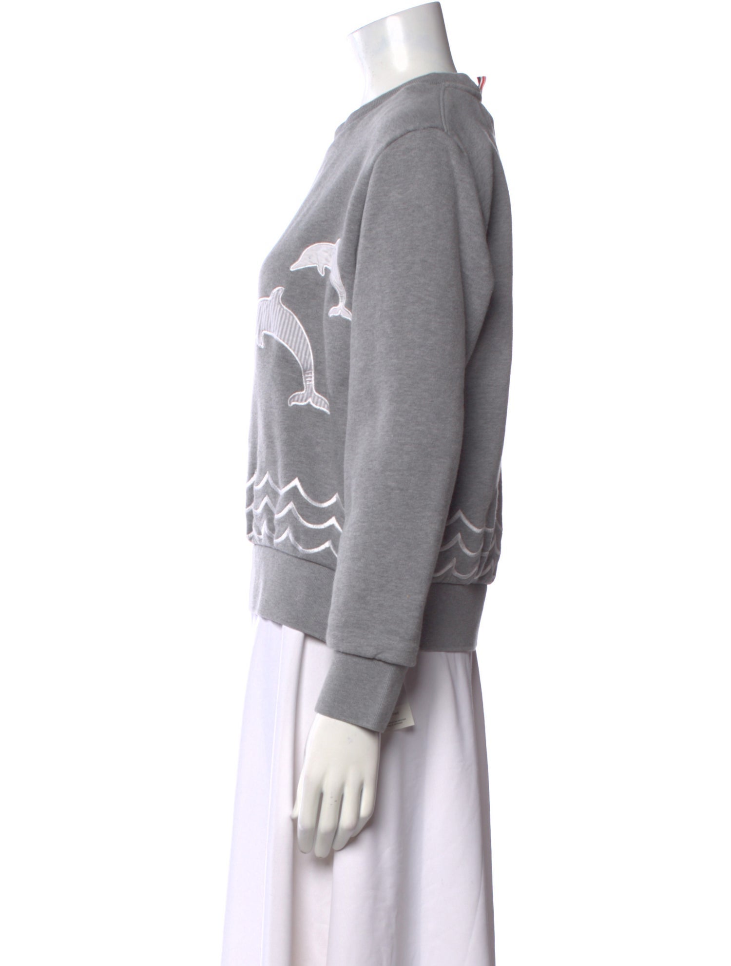 Thom Browne "Dolphin" Graphic Print Sweatshirt