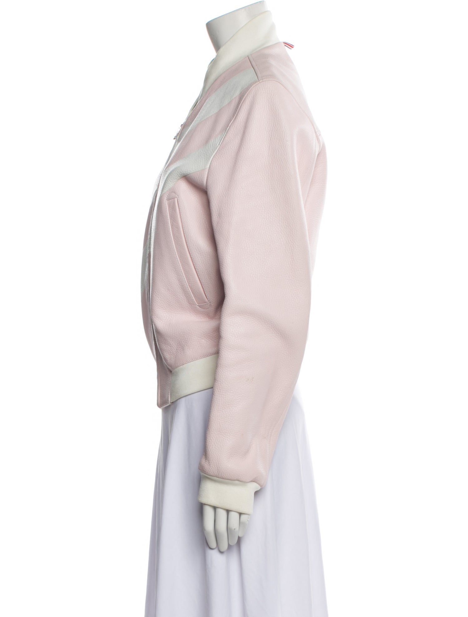 Thom Browne Deer Striped Bomber Jacket