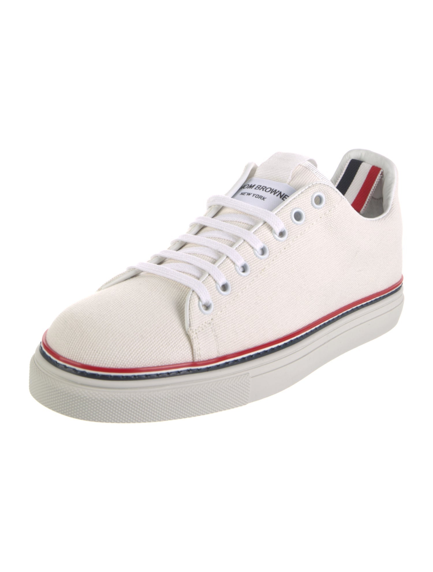Thom Browne Leather Printed Sneakers