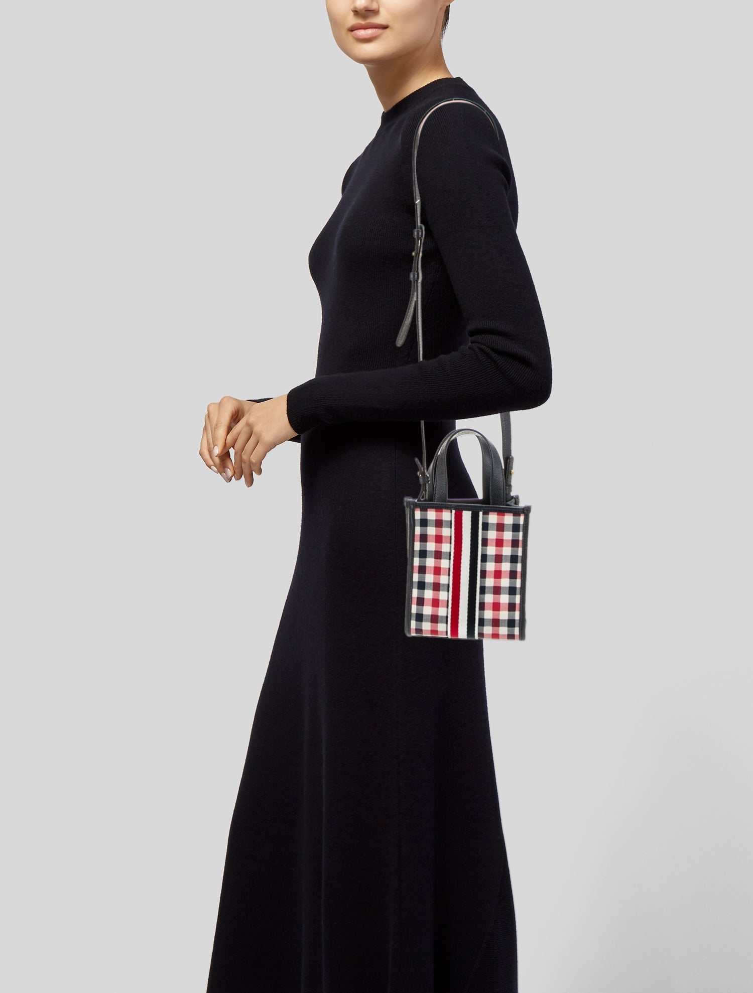 Thom Browne Canvas Top Handle Bag