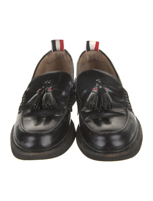 Thom Browne Leather Tassel Accents Loafers