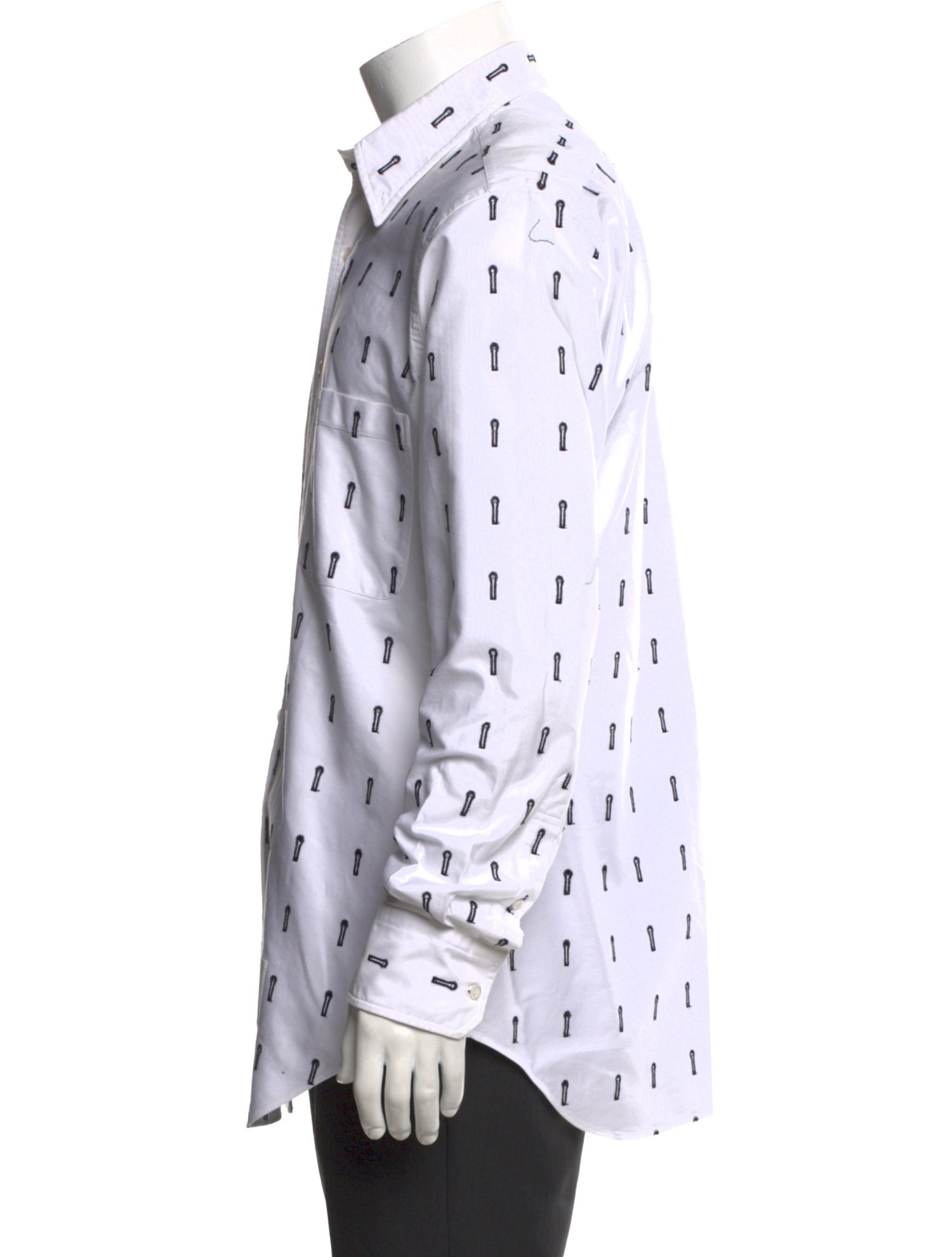 Supreme 2022 Chainstitch Chiffon S/S Shirt - Black Casual