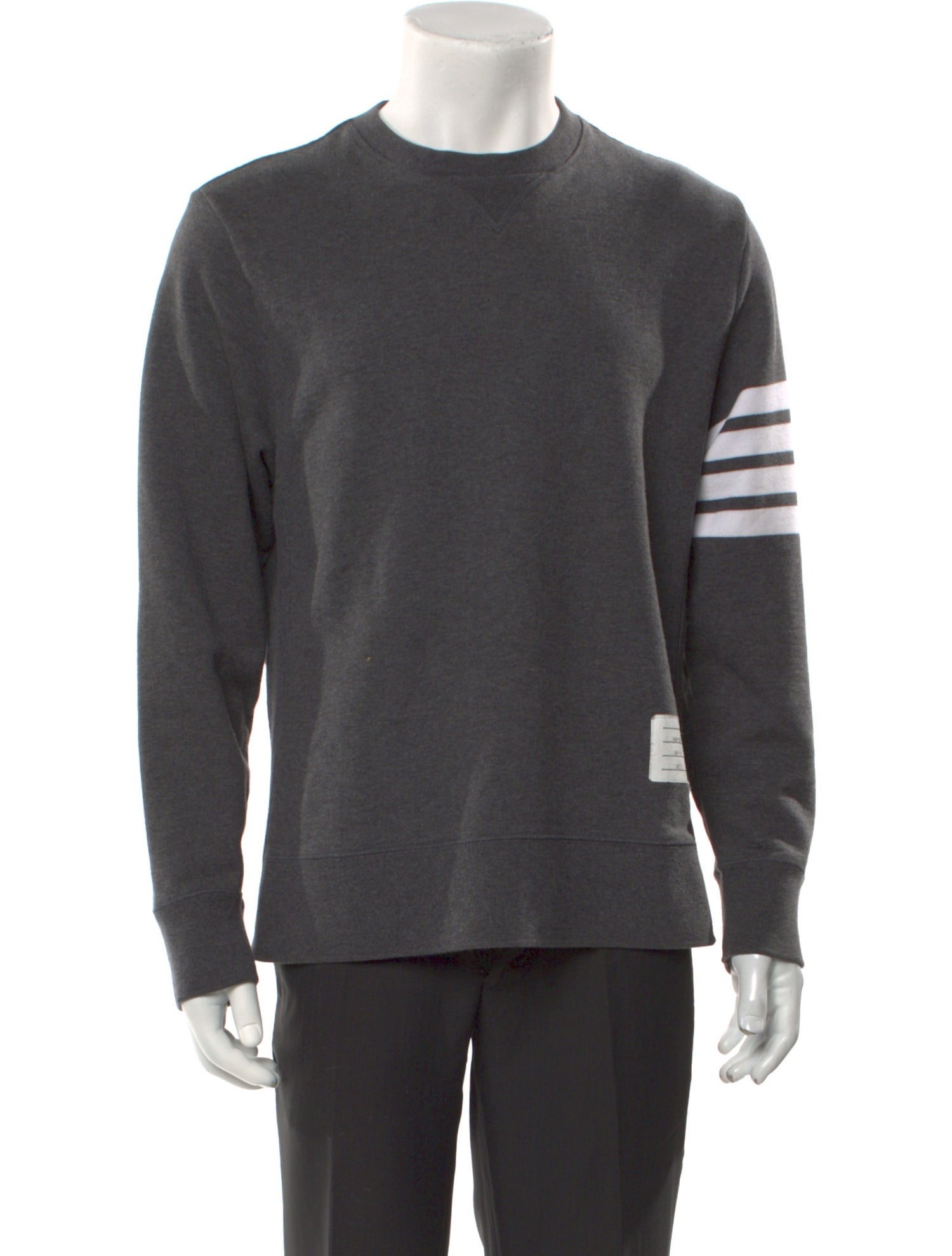 Thom Browne Striped Crew Neck Sweatshirt