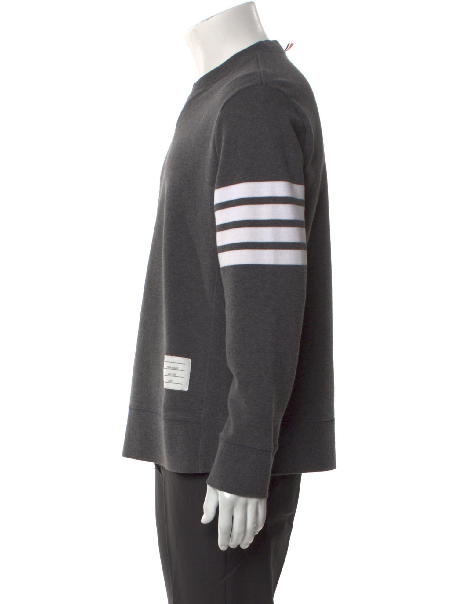 Thom Browne Striped Crew Neck Sweatshirt