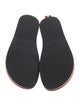 Thom Browne Leather Striped Flip Flops