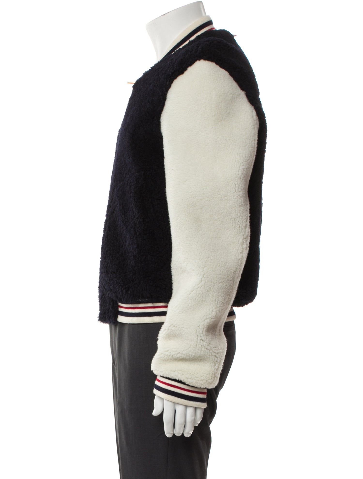 Thom Browne Bomber Leather Bomber Jacket