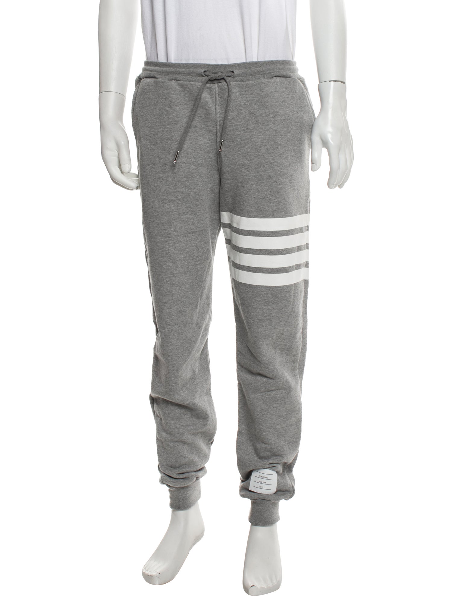 Thom Browne 4-Bar Striped Lounge Bottoms