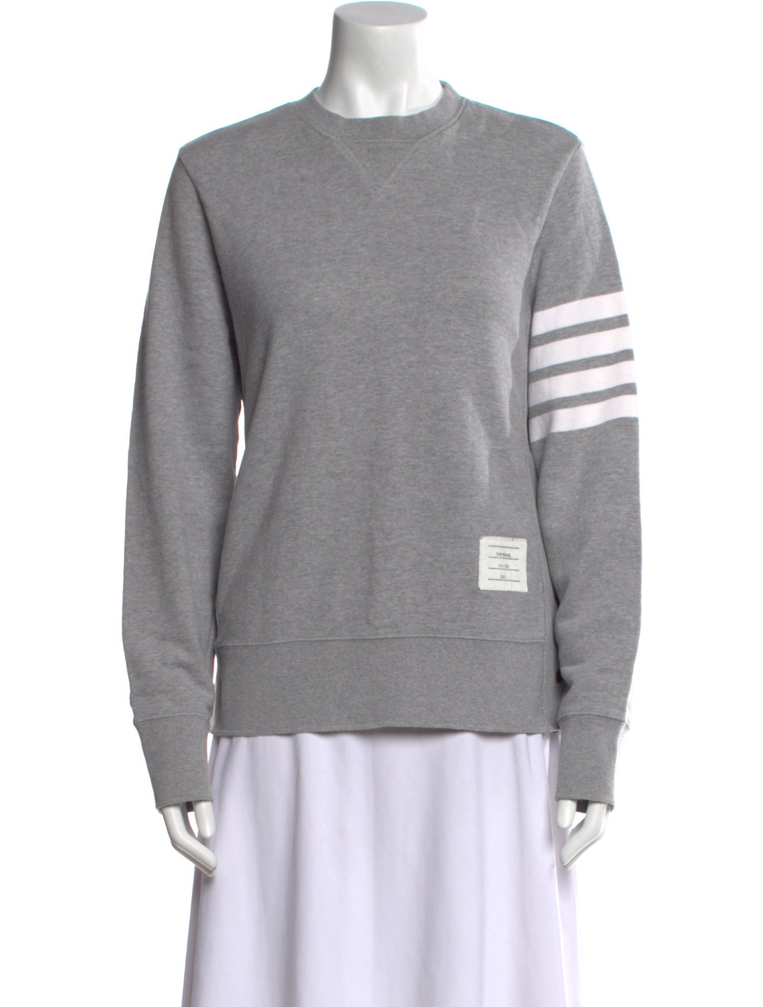 Thom Browne 4-Bar Graphic Print Sweatshirt