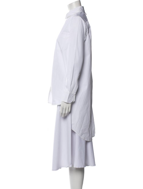 Thom Browne Long Sleeve Button-Up Top