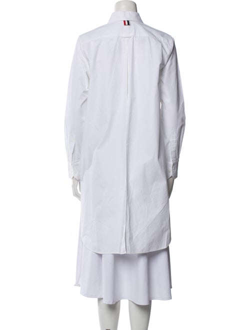 Thom Browne Long Sleeve Button-Up Top